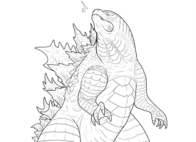 119+ Godzilla Singular Point Coloring Pages Printable 19