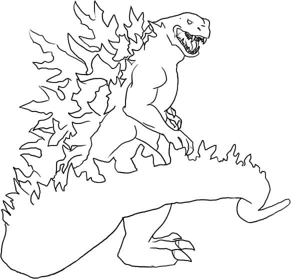 119+ Godzilla Singular Point Coloring Pages Printable 25