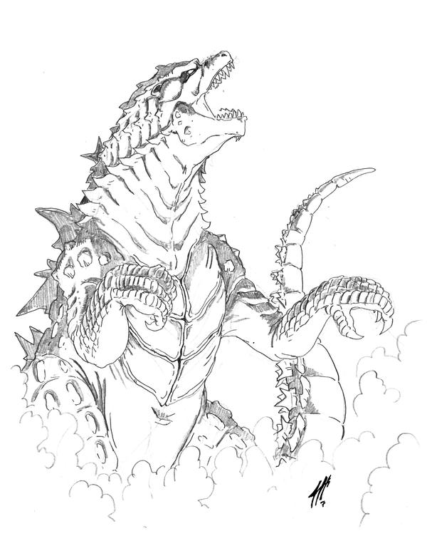 119+ Godzilla Singular Point Coloring Pages Printable 35