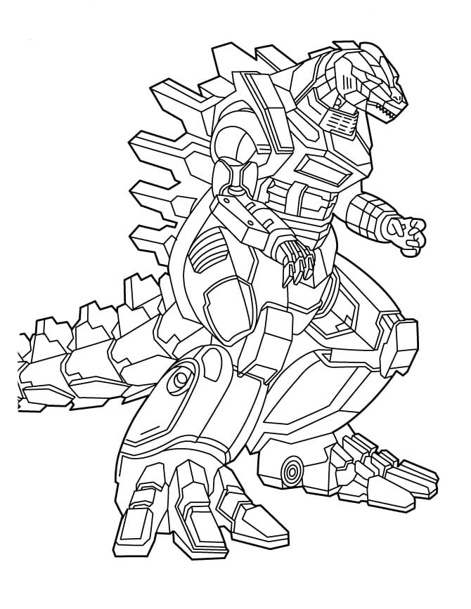 119+ Godzilla Singular Point Coloring Pages Printable 48