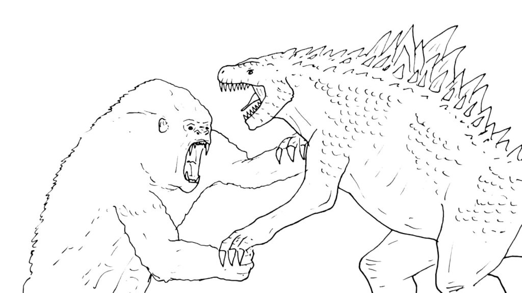 119+ Godzilla Singular Point Coloring Pages Printable 50