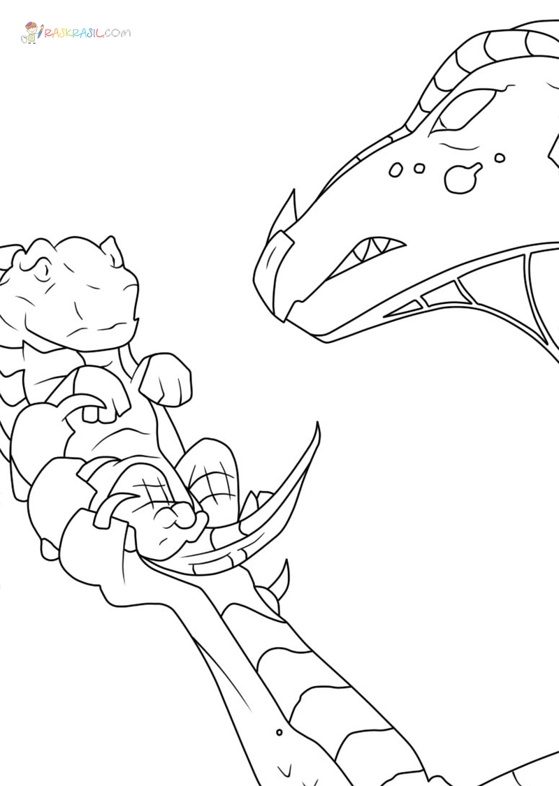 120+ Wings of Fire Coloring Pages 24