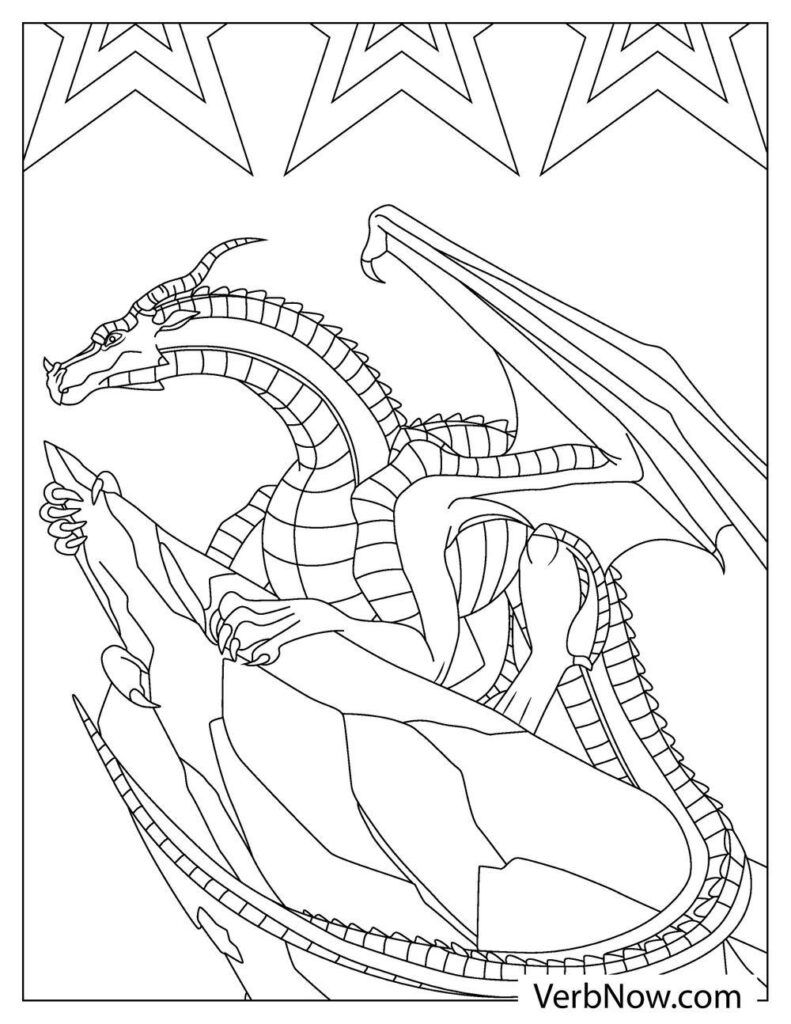 120+ Wings of Fire Coloring Pages 3