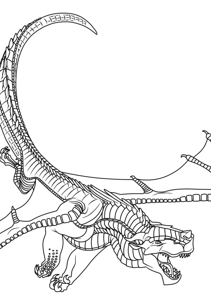 120+ Wings of Fire Coloring Pages 5