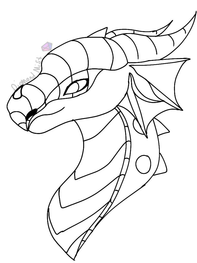 120+ Wings of Fire Coloring Pages 57