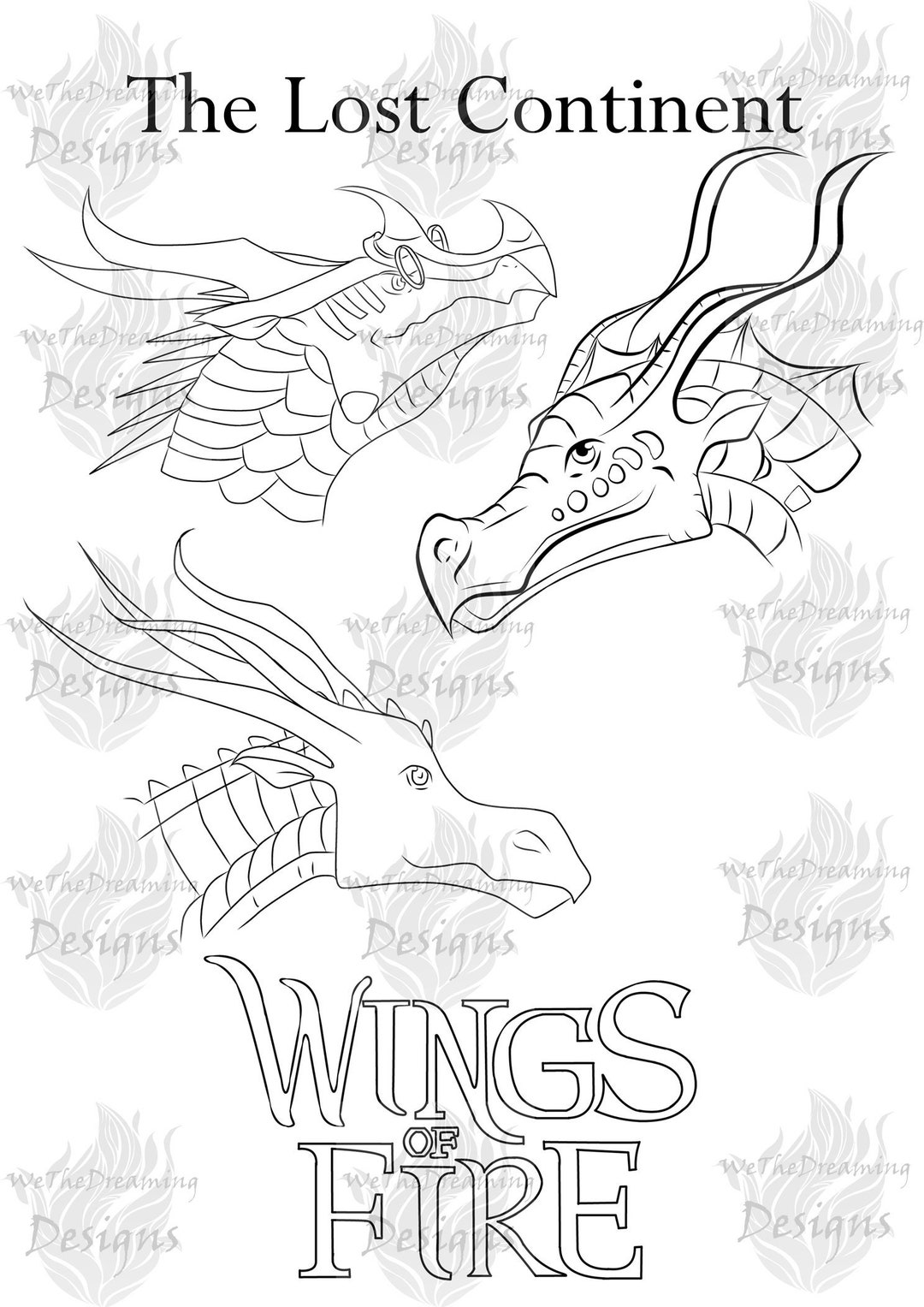 120+ Wings of Fire Coloring Pages 6