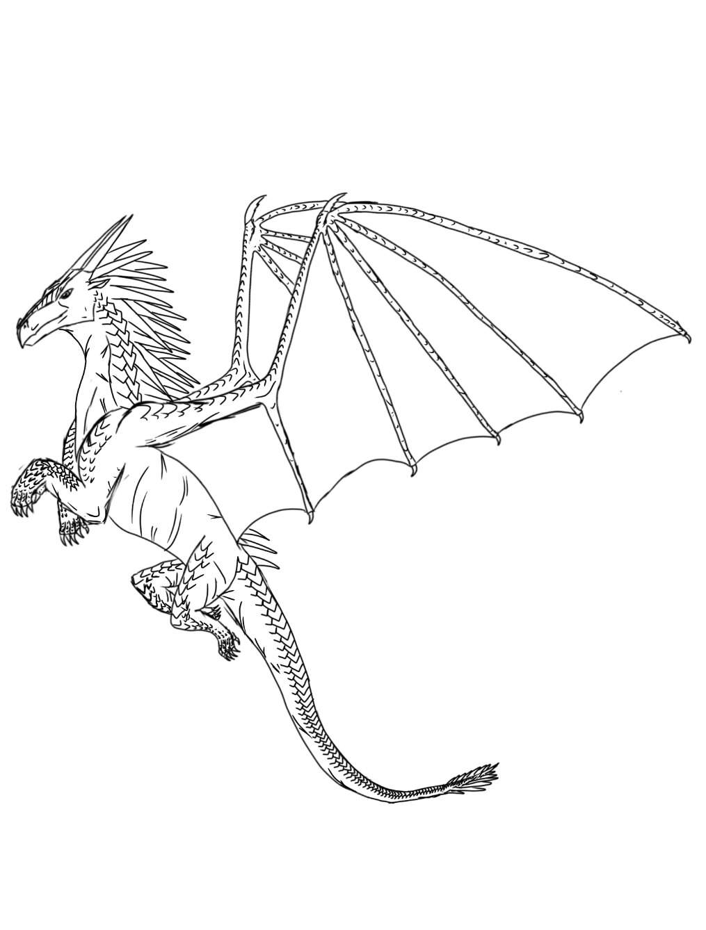 120+ Wings of Fire Coloring Pages 64