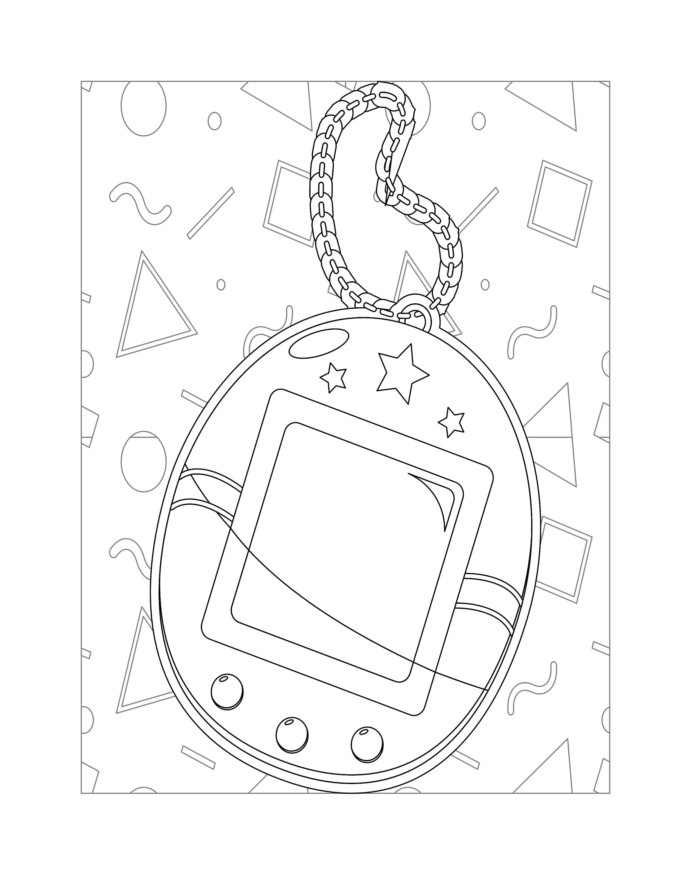 123+ Y2K Coloring Pages Stitch Printable 105