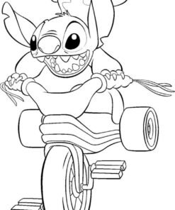 123+ Y2K Coloring Pages Stitch Printable 40