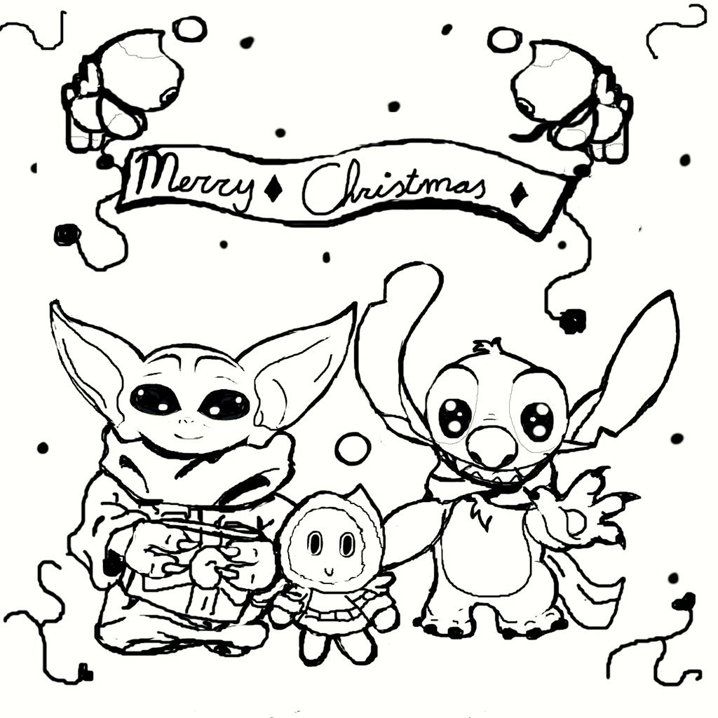 123+ Y2K Coloring Pages Stitch Printable 46