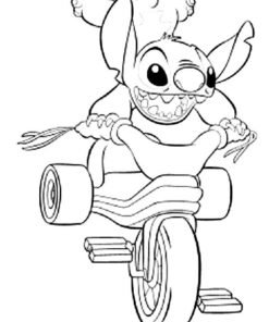 123+ Y2K Coloring Pages Stitch Printable 67