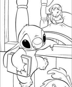 123+ Y2K Coloring Pages Stitch Printable 75