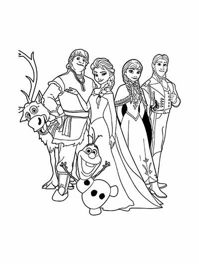 125 Elsa Frozen Coloring Pages: Frozen Magic in Every Page 104