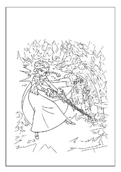 125 Elsa Frozen Coloring Pages: Frozen Magic in Every Page 105