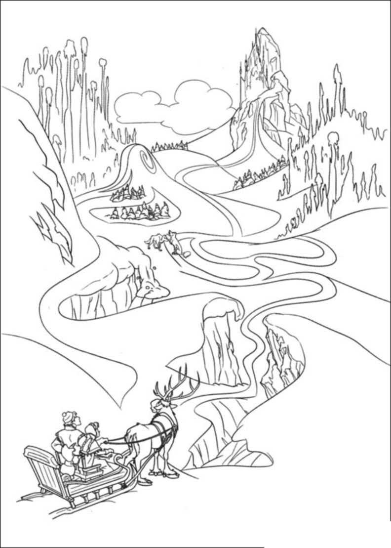 125 Elsa Frozen Coloring Pages: Frozen Magic in Every Page 106