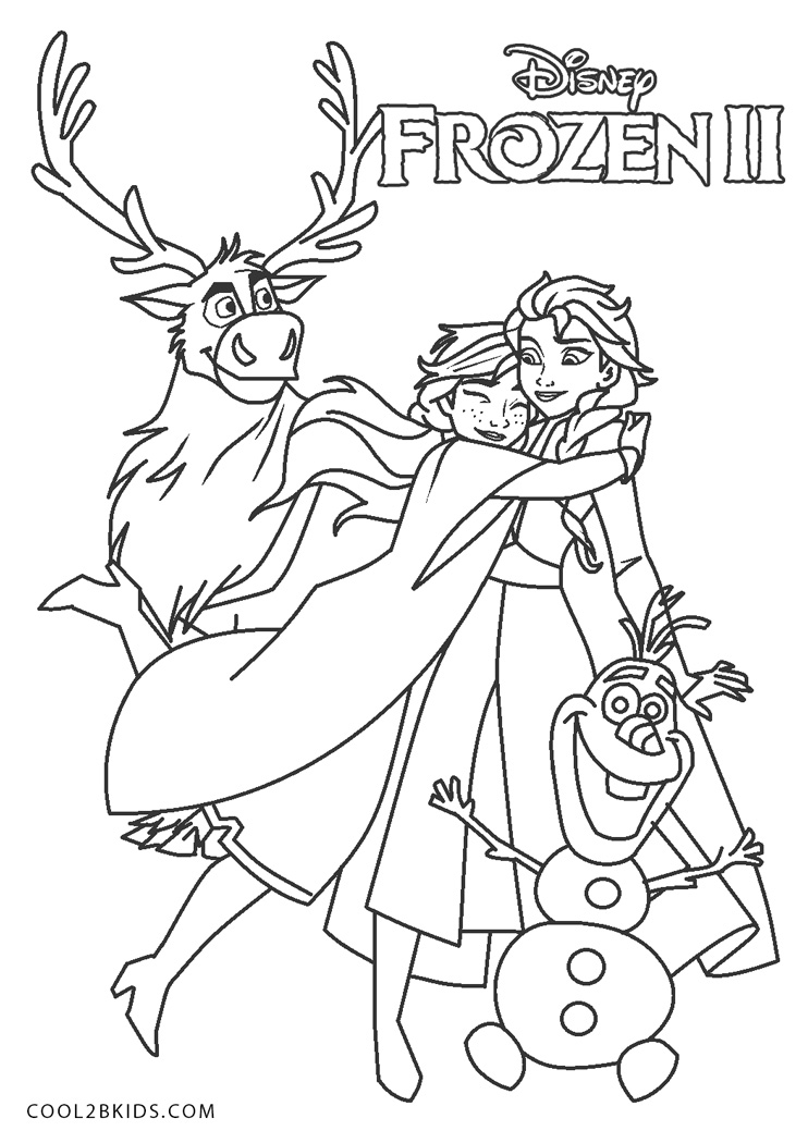 125 Elsa Frozen Coloring Pages: Frozen Magic in Every Page 109