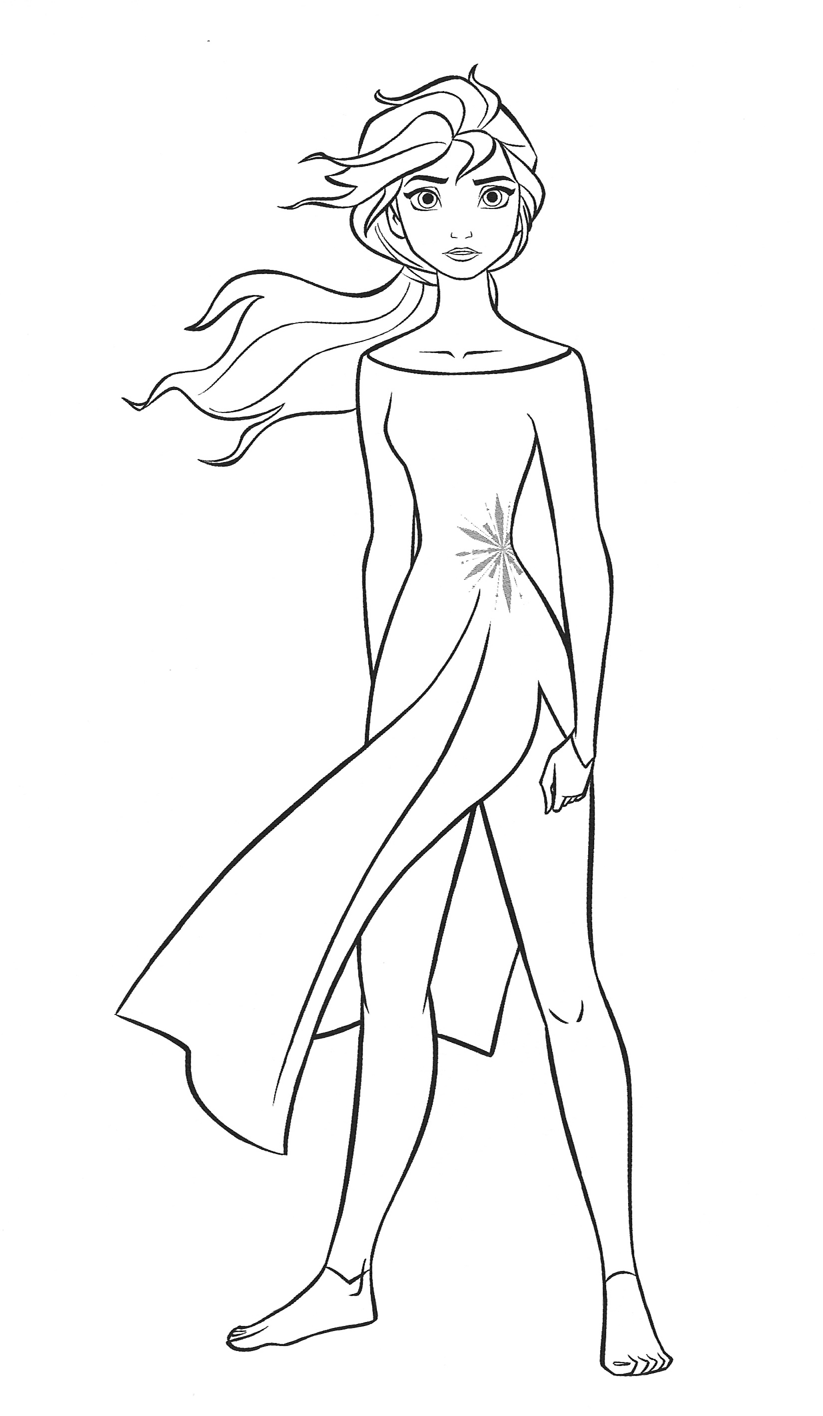 125 Elsa Frozen Coloring Pages: Frozen Magic in Every Page 11