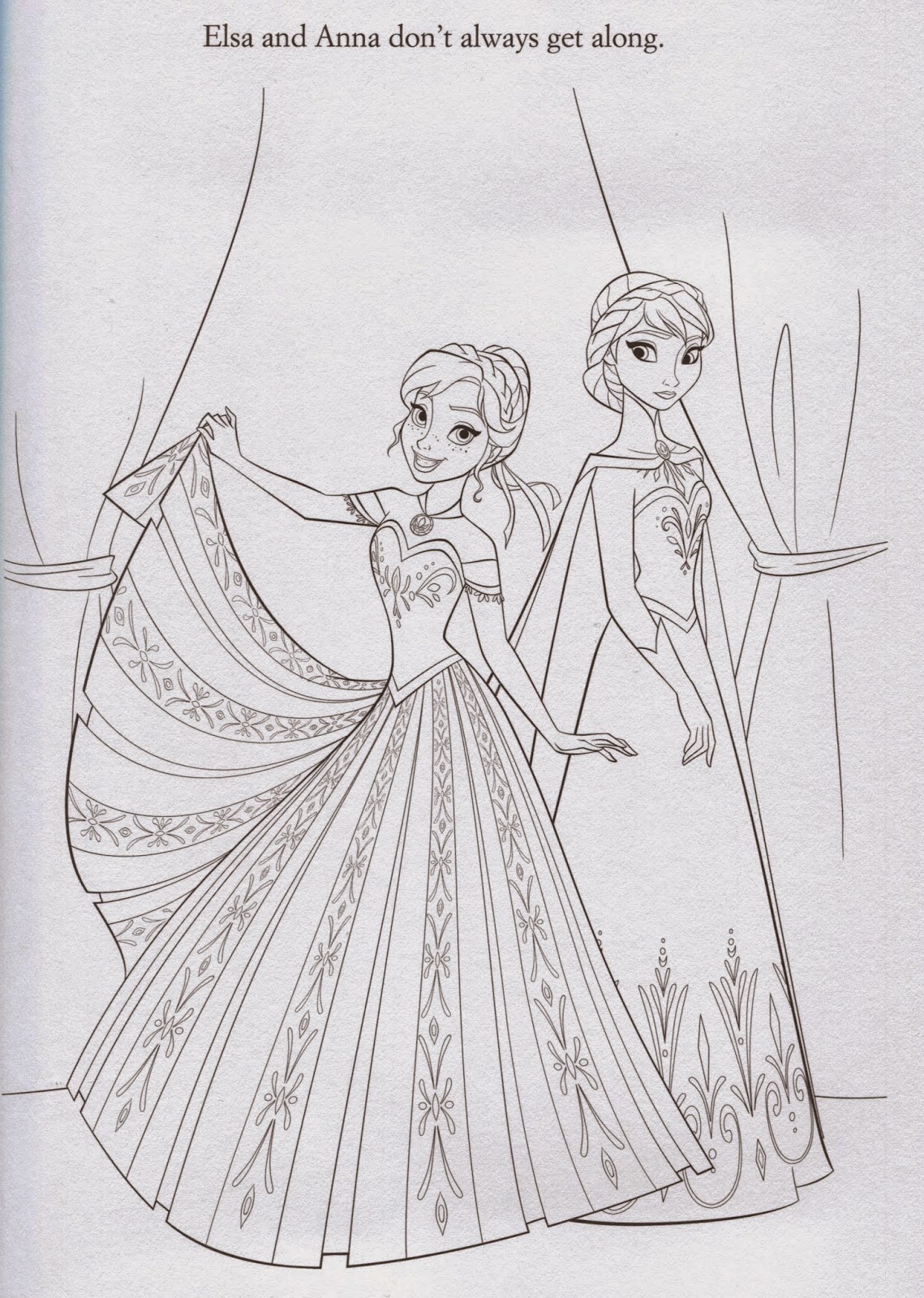 125 Elsa Frozen Coloring Pages: Frozen Magic in Every Page 111