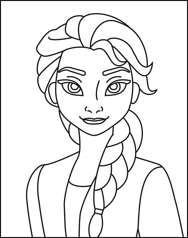 125 Elsa Frozen Coloring Pages: Frozen Magic in Every Page 12