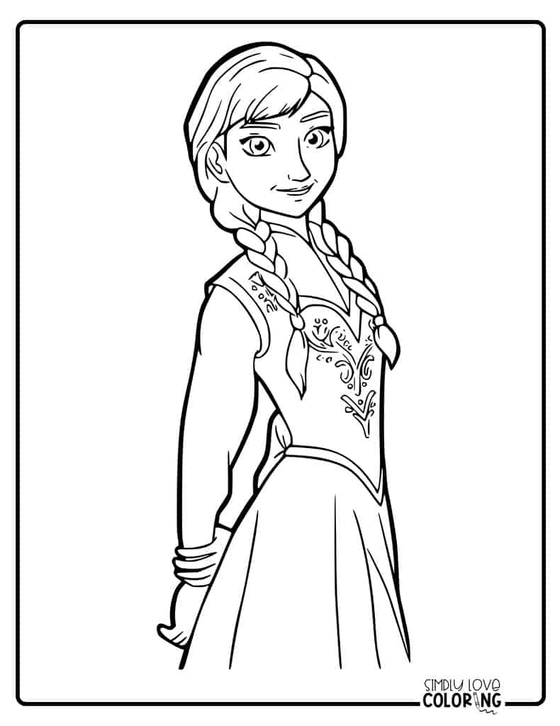 125 Elsa Frozen Coloring Pages: Frozen Magic in Every Page 123