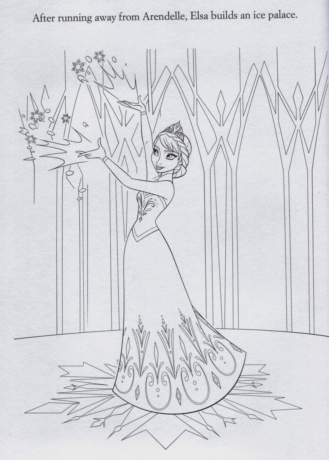 125 Elsa Frozen Coloring Pages: Frozen Magic in Every Page 125