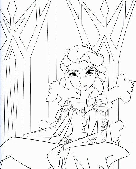 125 Elsa Frozen Coloring Pages: Frozen Magic in Every Page 14