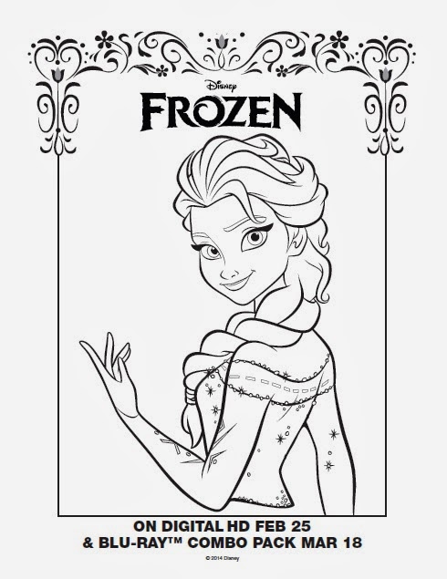 125 Elsa Frozen Coloring Pages: Frozen Magic in Every Page 24