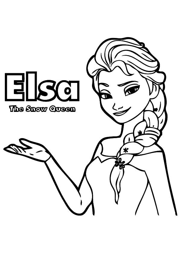 125 Elsa Frozen Coloring Pages: Frozen Magic in Every Page 28