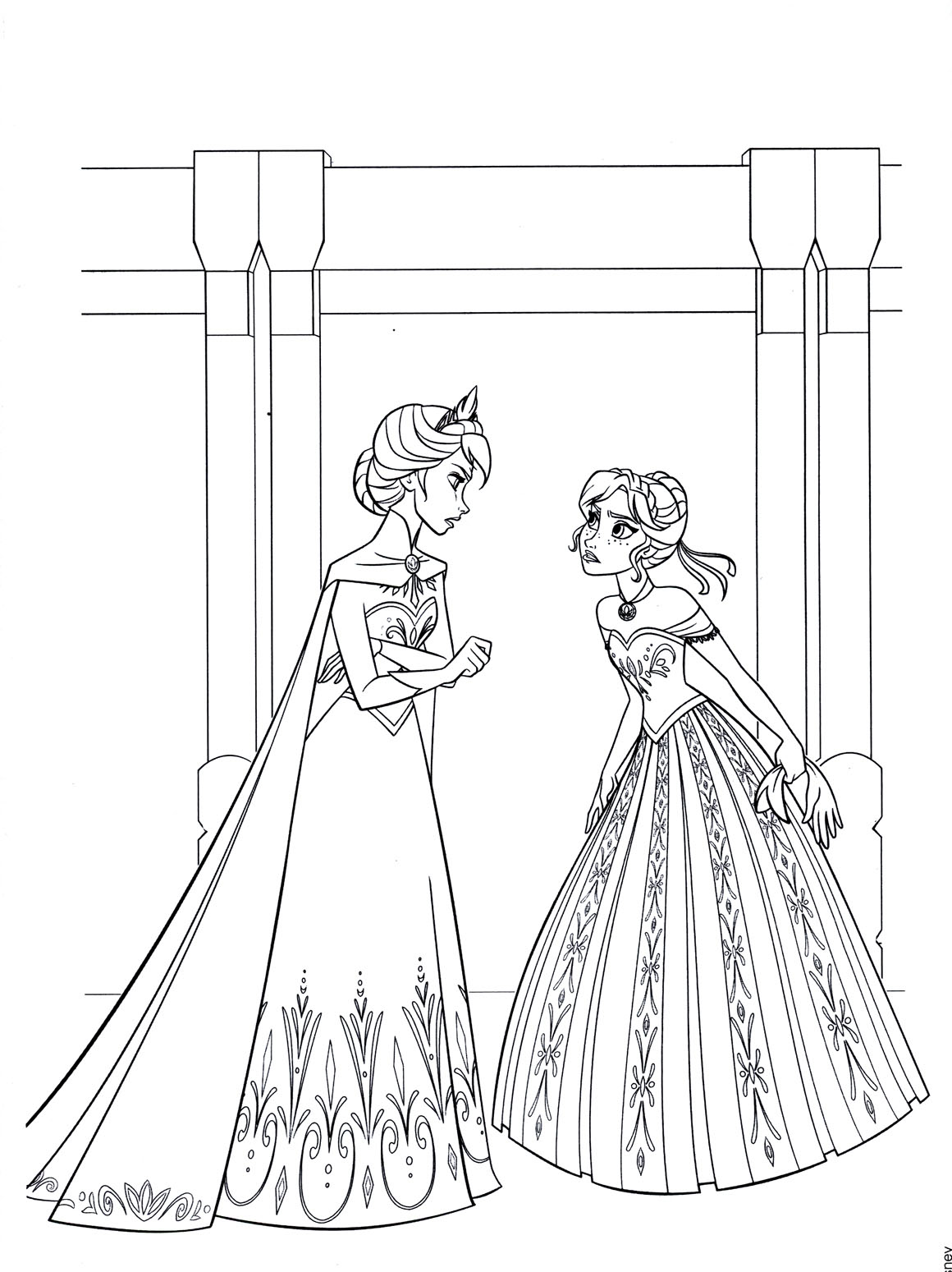 125 Elsa Frozen Coloring Pages: Frozen Magic in Every Page 33