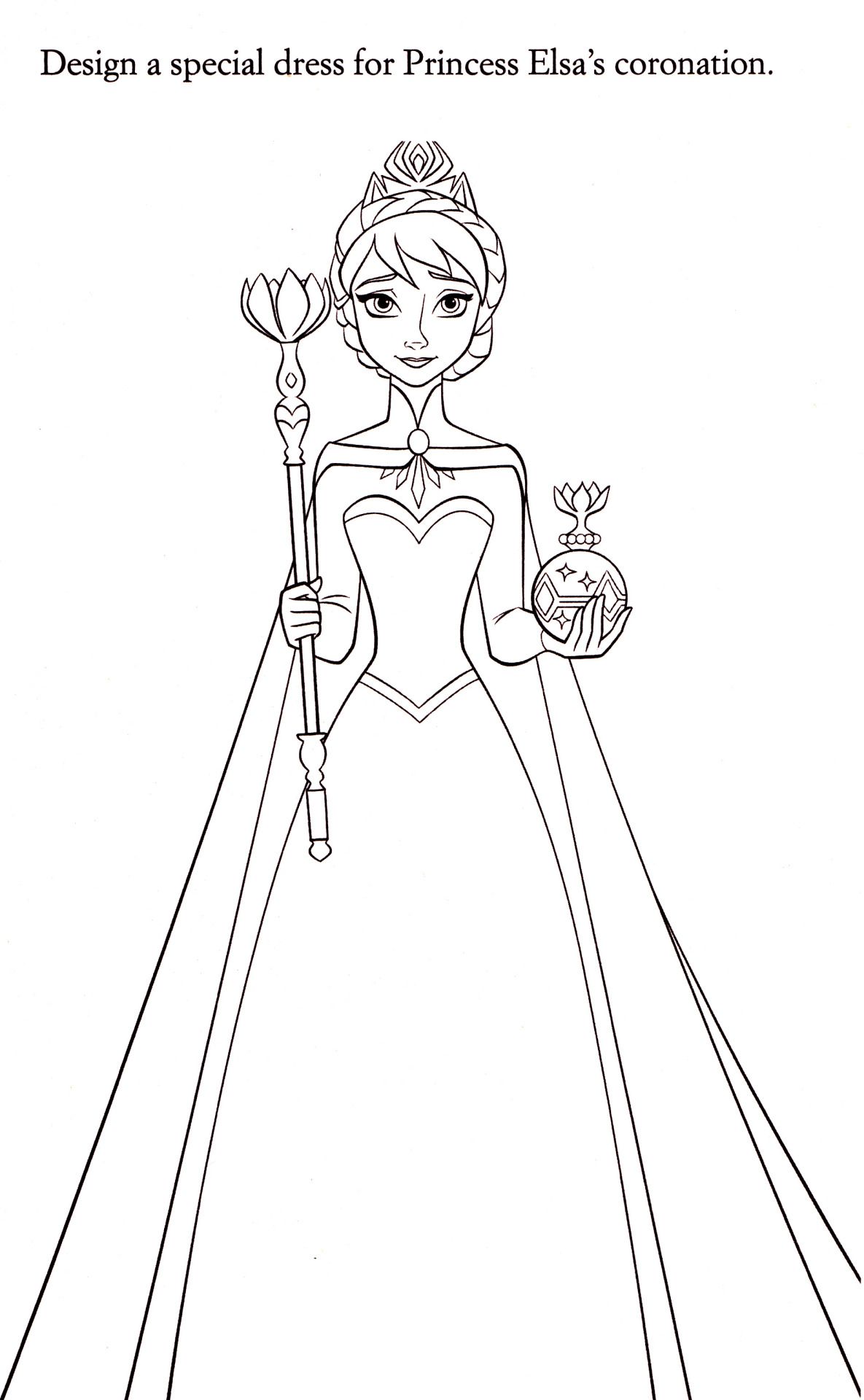 125 Elsa Frozen Coloring Pages: Frozen Magic in Every Page 35