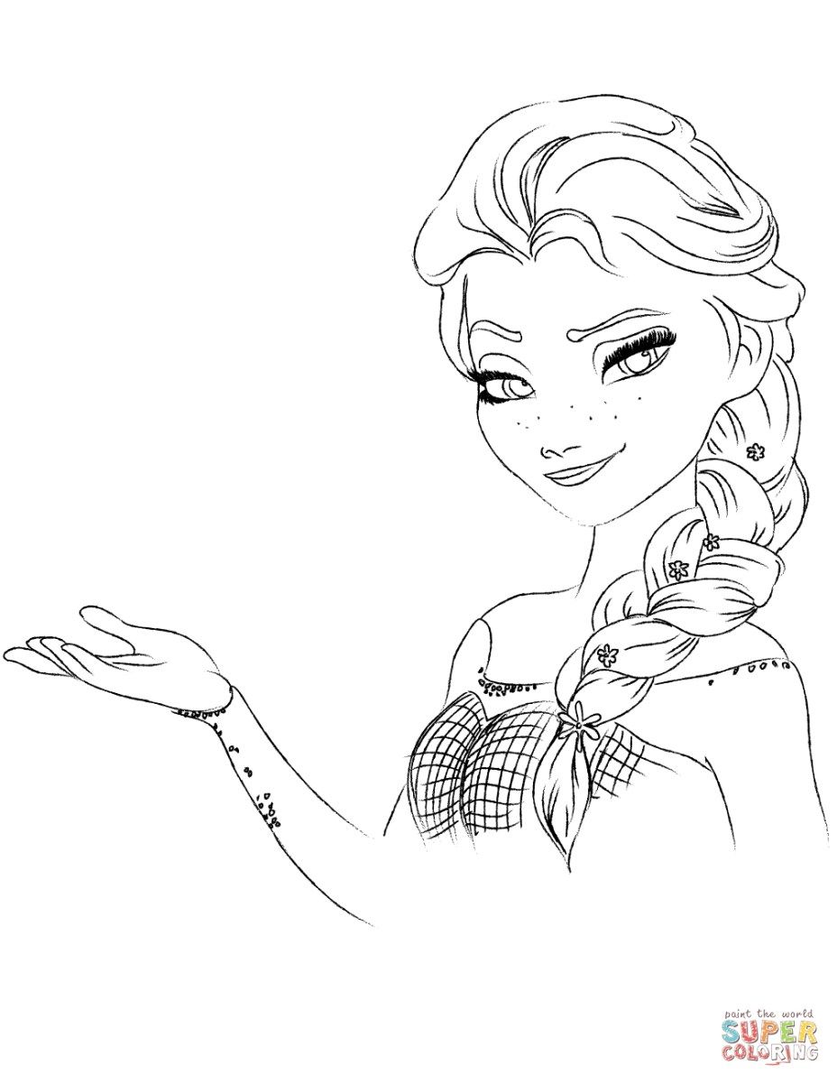 125 Elsa Frozen Coloring Pages: Frozen Magic in Every Page 37