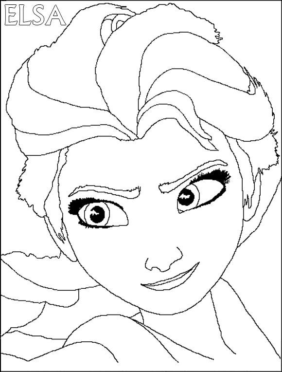 125 Elsa Frozen Coloring Pages: Frozen Magic in Every Page 44