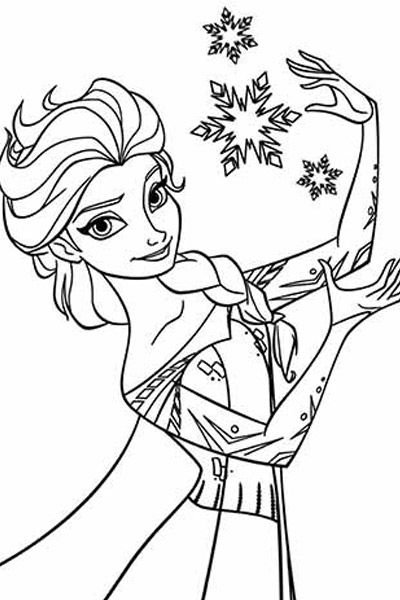 125 Elsa Frozen Coloring Pages: Frozen Magic in Every Page 5