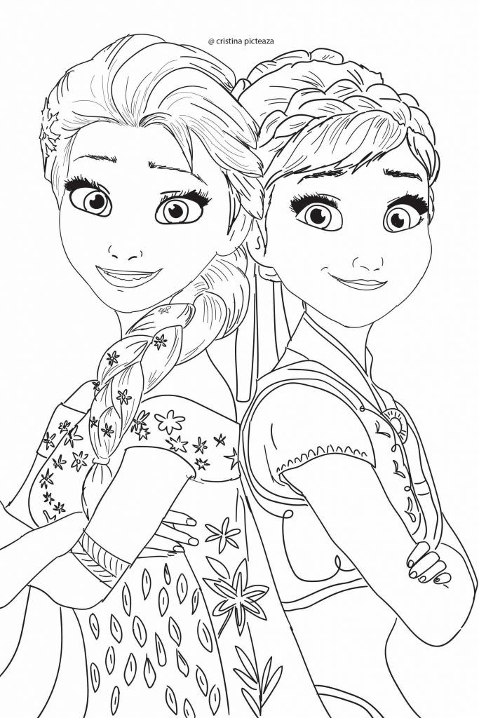 125 Elsa Frozen Coloring Pages: Frozen Magic in Every Page 50