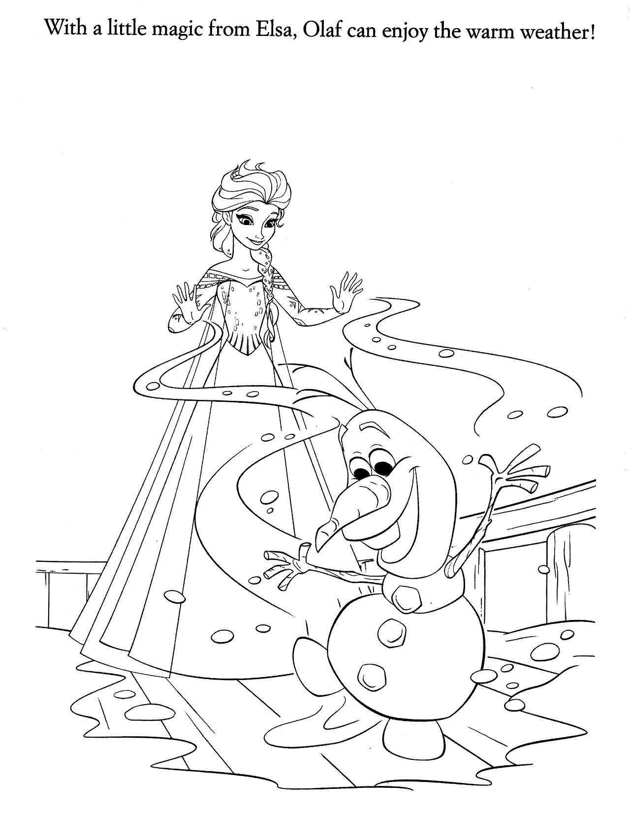 125 Elsa Frozen Coloring Pages: Frozen Magic in Every Page 56