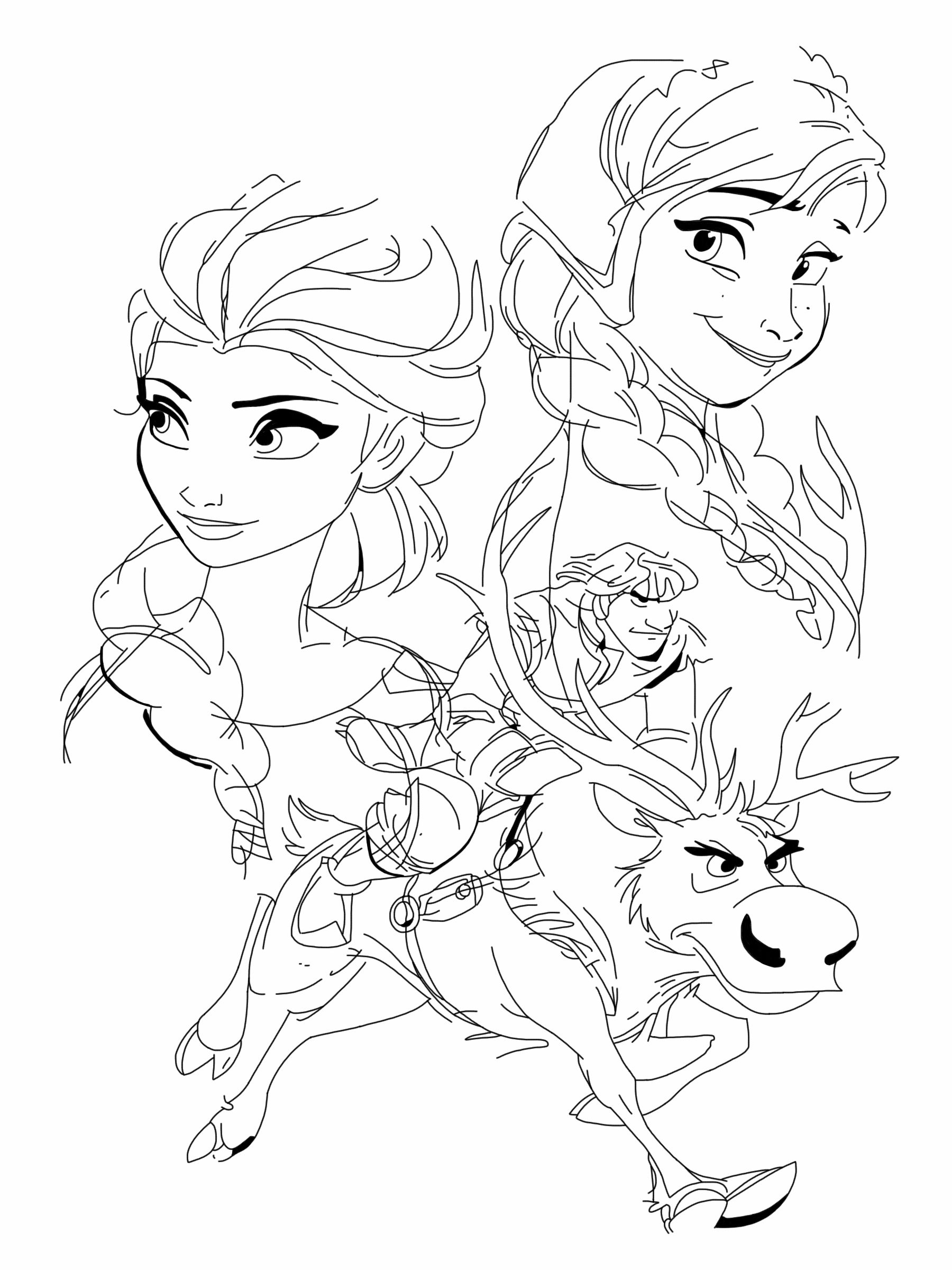 125 Elsa Frozen Coloring Pages: Frozen Magic in Every Page 60