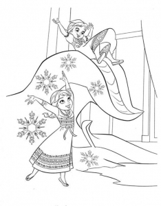 125 Elsa Frozen Coloring Pages: Frozen Magic in Every Page 85