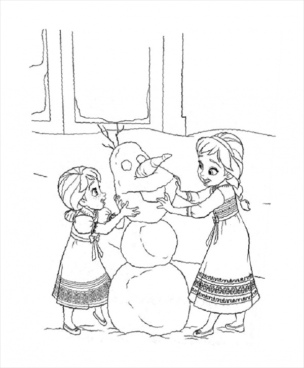 125 Elsa Frozen Coloring Pages: Frozen Magic in Every Page 87