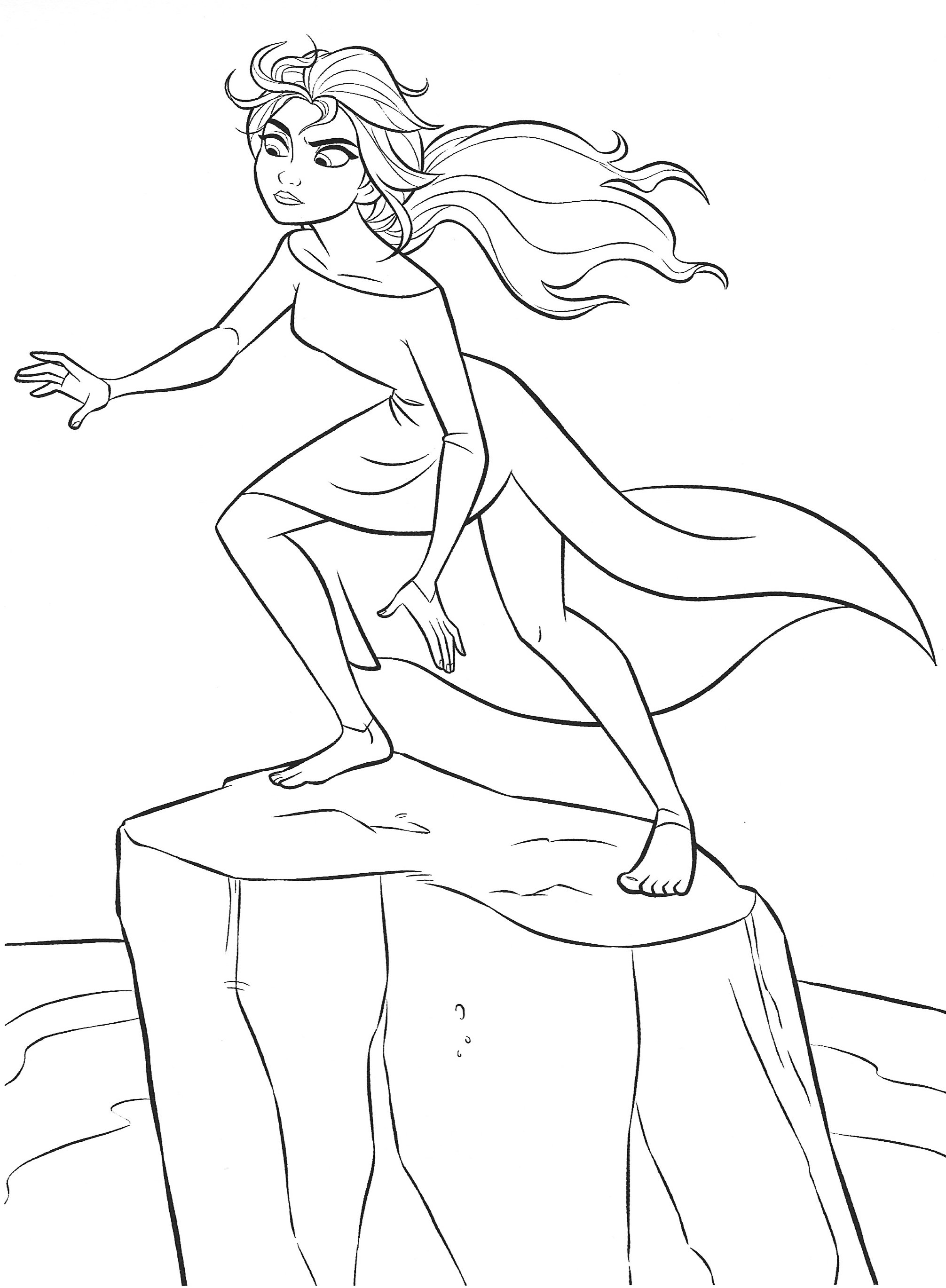 125 Elsa Frozen Coloring Pages: Frozen Magic in Every Page 91