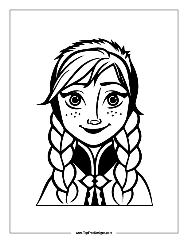 125 Elsa Frozen Coloring Pages: Frozen Magic in Every Page 92