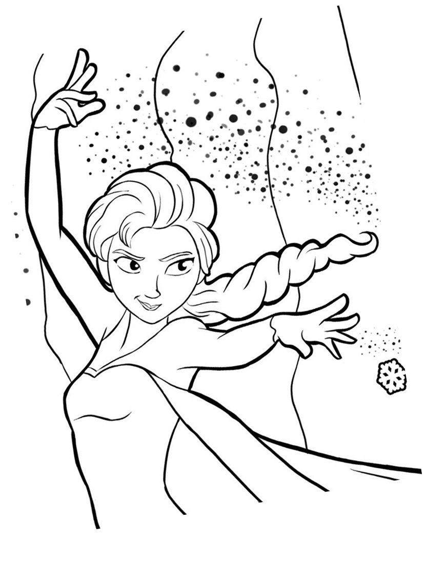 125 Elsa Frozen Coloring Pages: Frozen Magic in Every Page 96