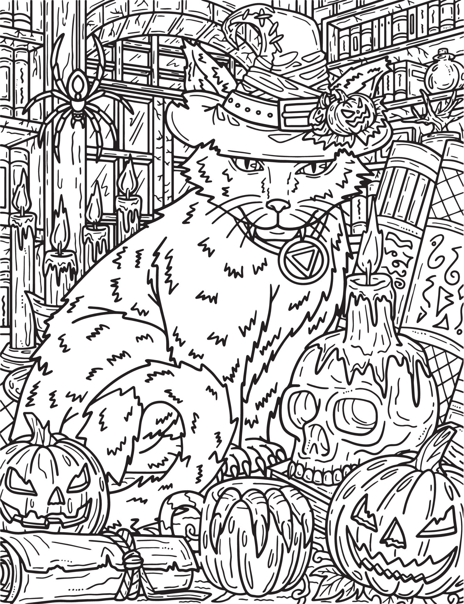 130+ Cat in the Hat Coloring Pages Printable 123