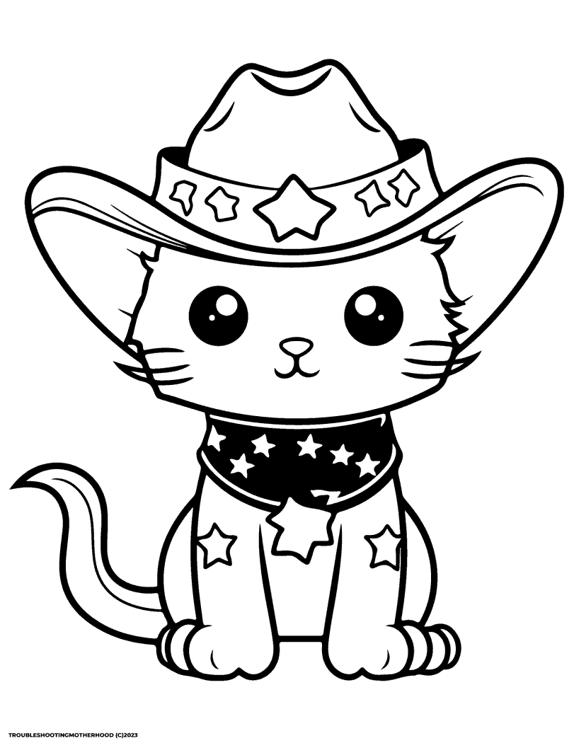 130+ Cat in the Hat Coloring Pages Printable 26