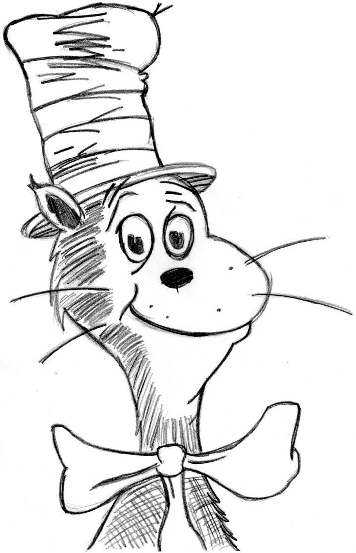 130+ Cat in the Hat Coloring Pages Printable 43