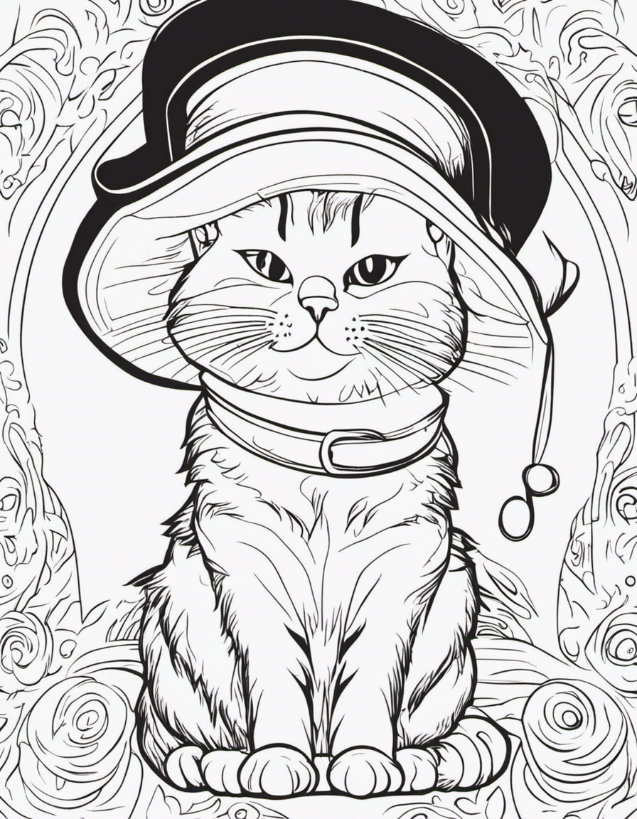 130+ Cat in the Hat Coloring Pages Printable 54