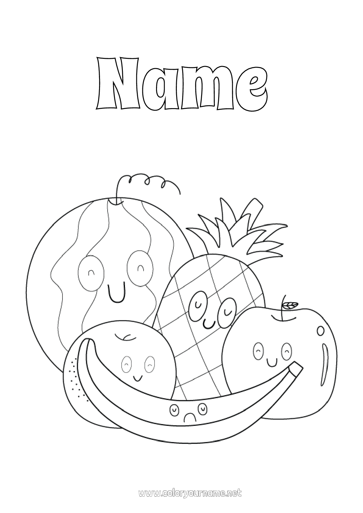 133 Watermelon Coloring Page Ideas for Summer Fun 102