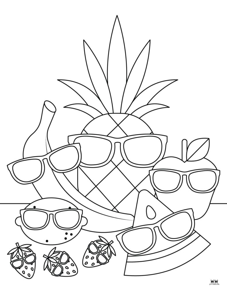 133 Watermelon Coloring Page Ideas for Summer Fun 106