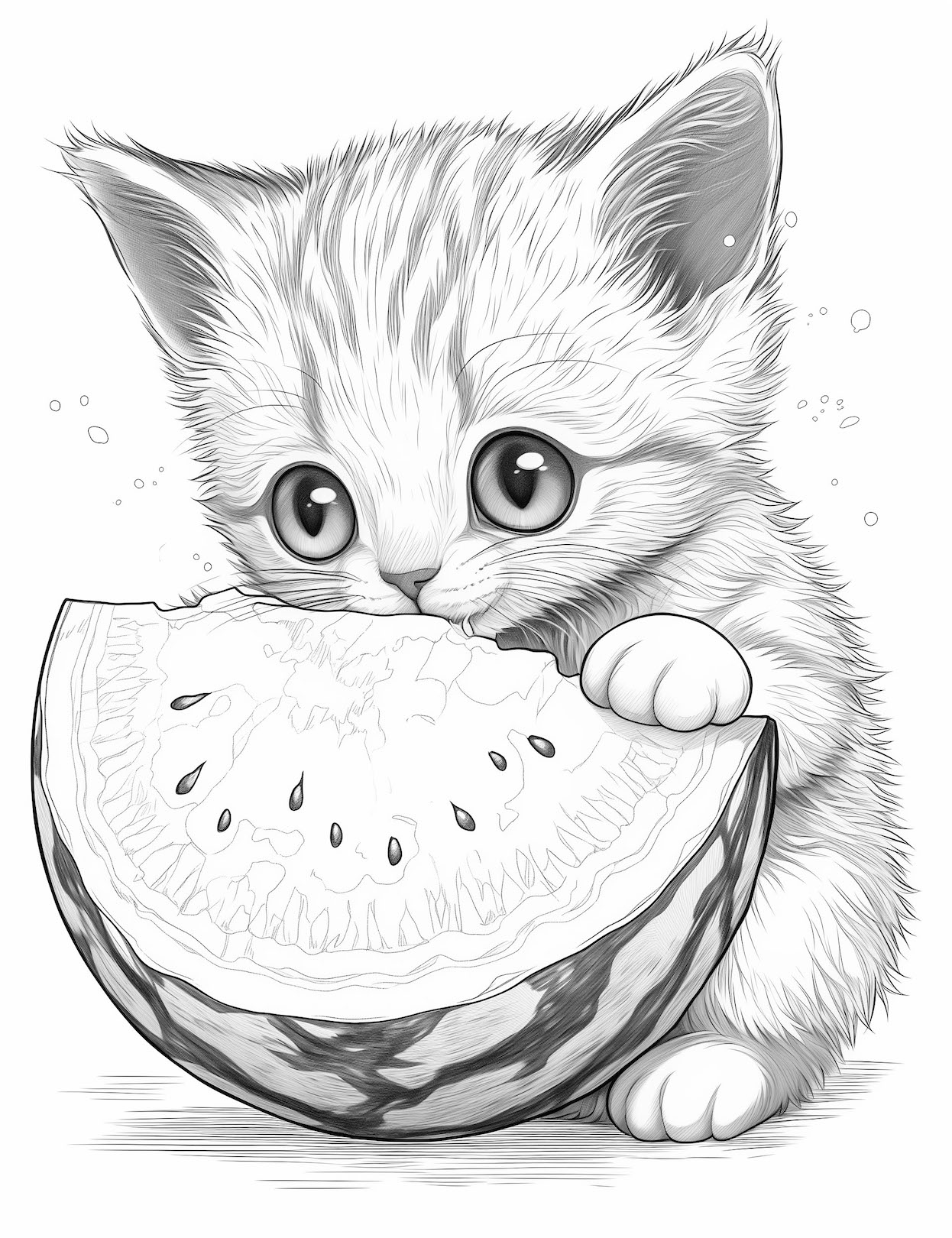 133 Watermelon Coloring Page Ideas for Summer Fun 52