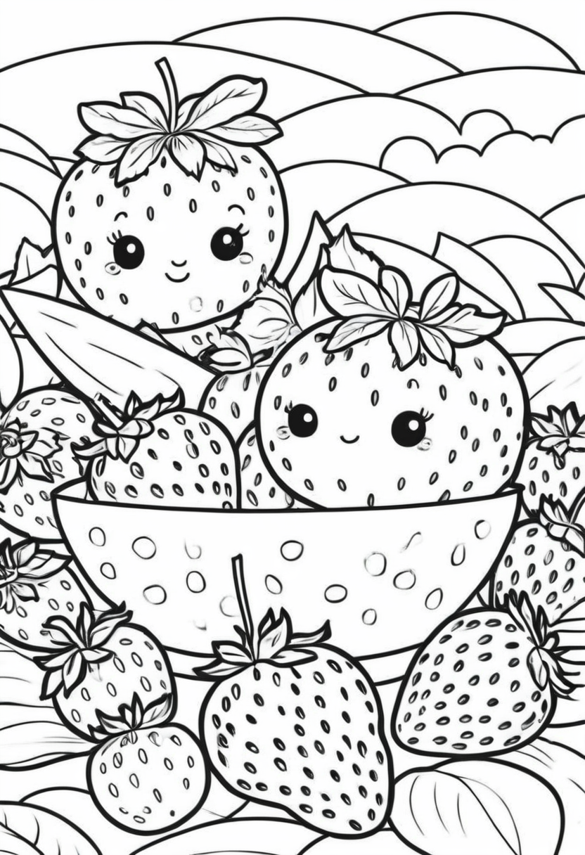 133 Watermelon Coloring Page Ideas for Summer Fun 53