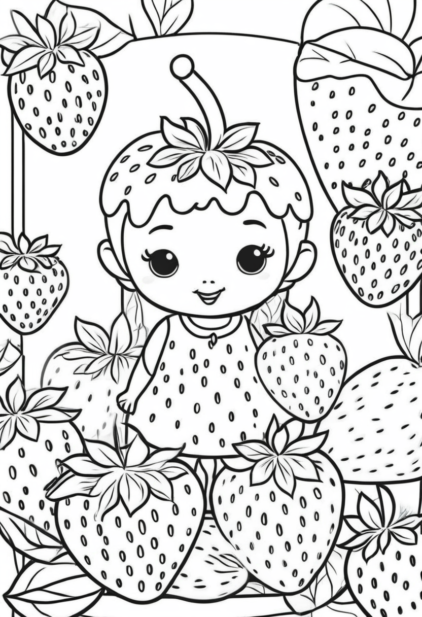 133 Watermelon Coloring Page Ideas for Summer Fun 62